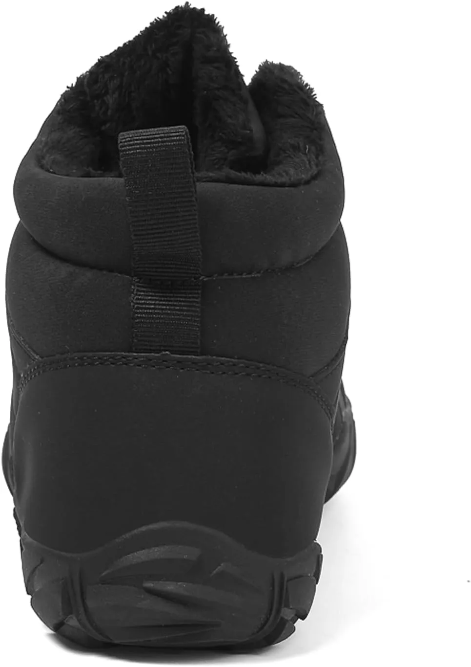 Men's and Women's Barefoot Hiking Boots | Zero Drop Winter Snow Boots with Wide Toe Box | Slip-On Waterproof Ankle Booties | Minimalist Five-Finger Sneakers for Outdoor Hiking and Walking