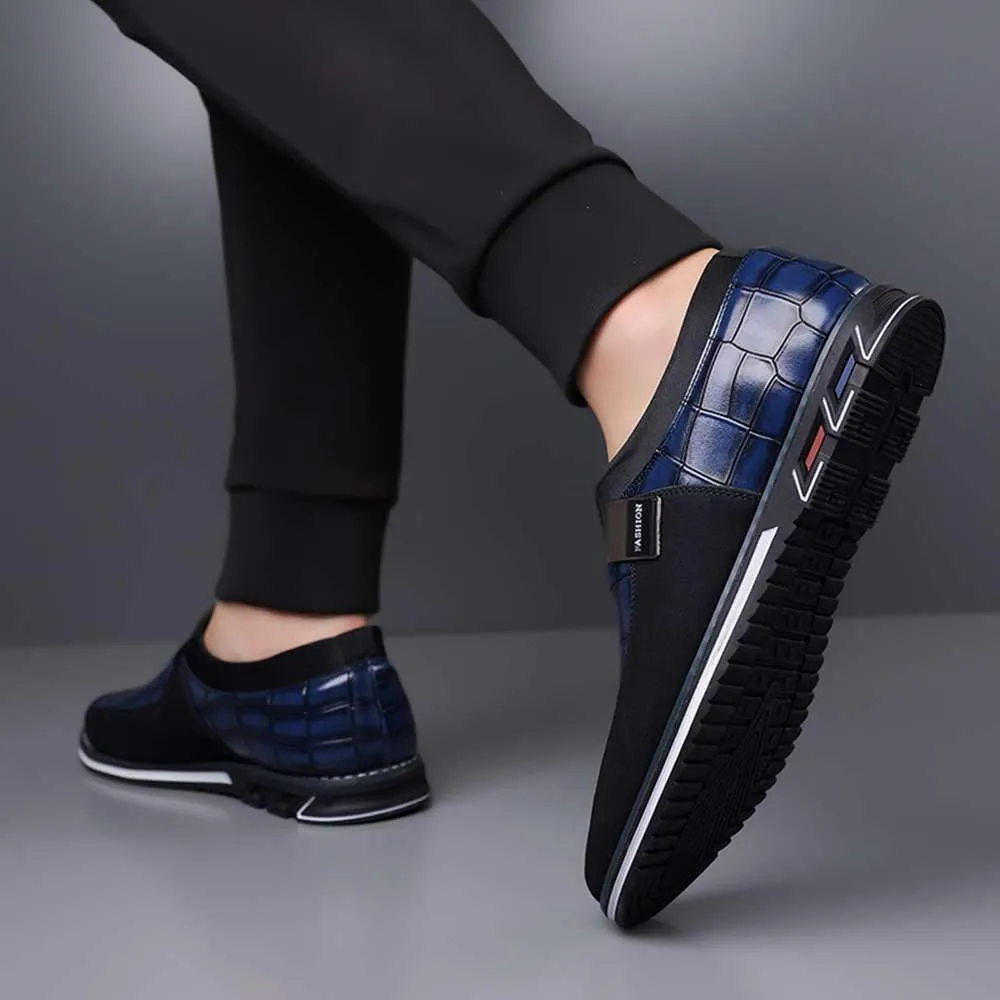 Men's Casual Dress Oxford Shoes Business Office Loafers Leather Fashion Dress Sneakers Comfort Walking Driving Shoes