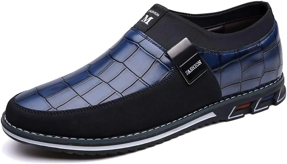 Men's Casual Dress Oxford Shoes Business Office Loafers Leather Fashion Dress Sneakers Comfort Walking Driving Shoes