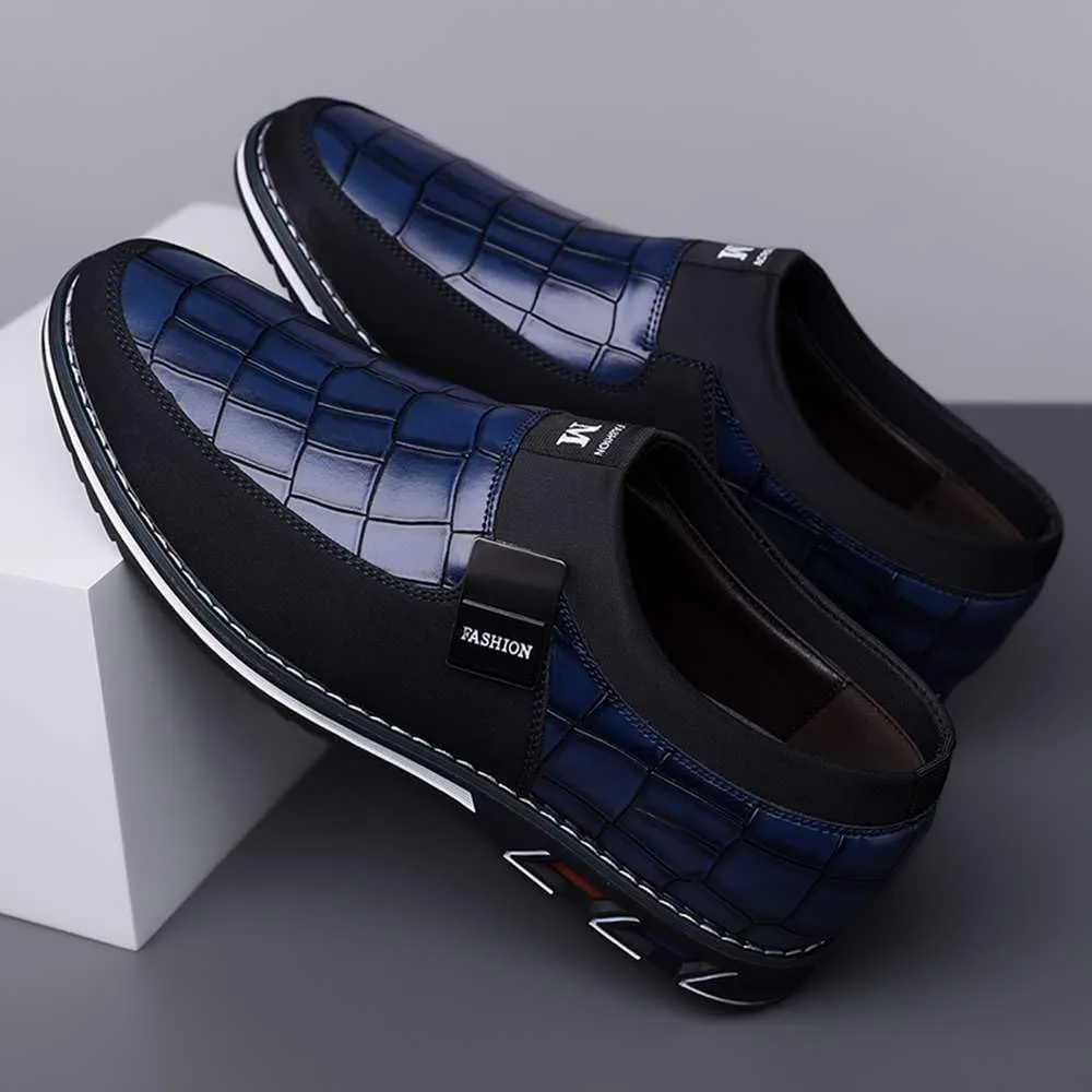 Men's Casual Dress Oxford Shoes Business Office Loafers Leather Fashion Dress Sneakers Comfort Walking Driving Shoes