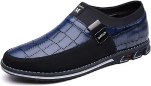 Men's Casual Dress Oxford Shoes Business Office Loafers Leather Fashion Dress Sneakers Comfort Walking Driving Shoes
