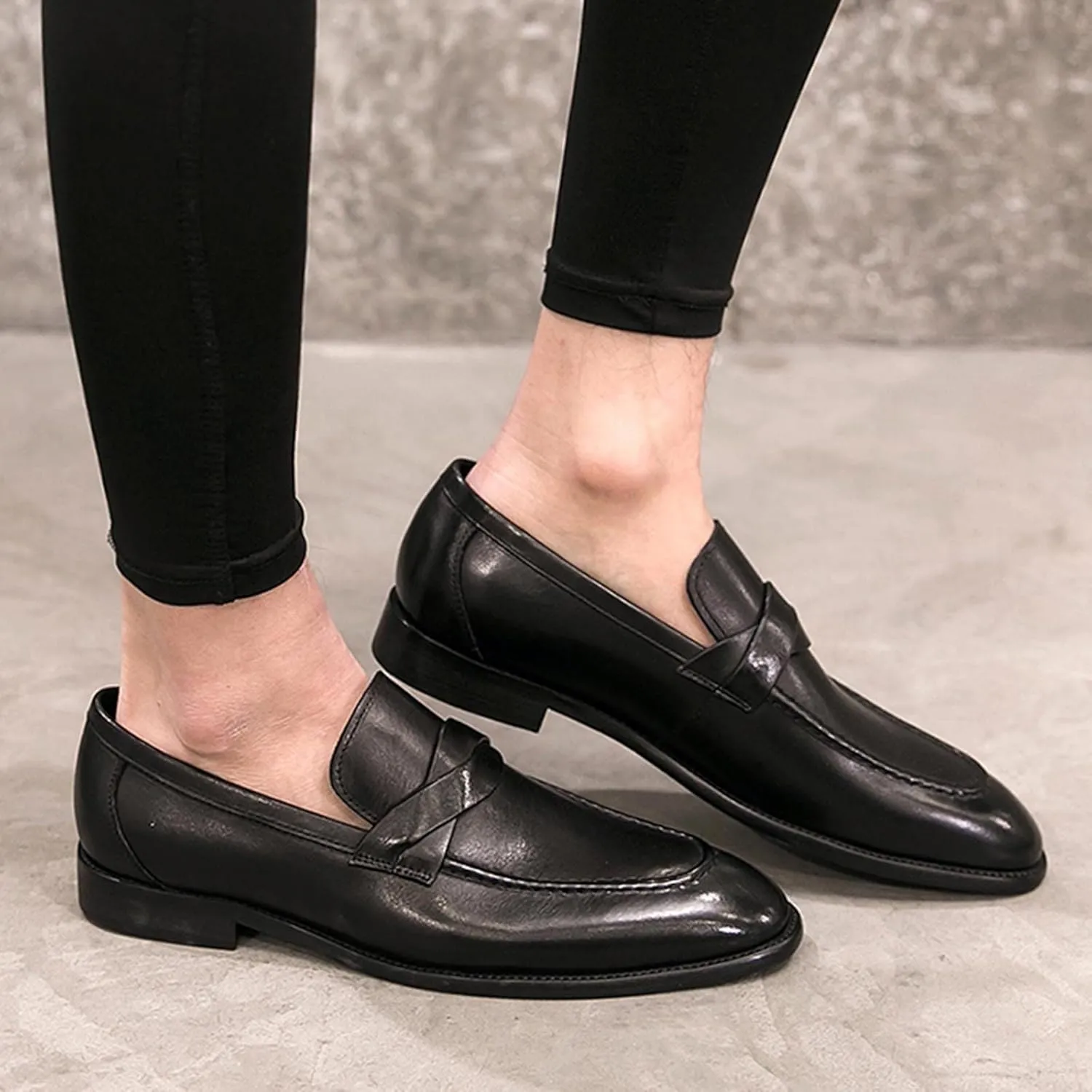 Men's Casual Dress Shoes Comfortable Fashion Dress Sneakers Leisure Suit Formal Leather Business Casual Shoes