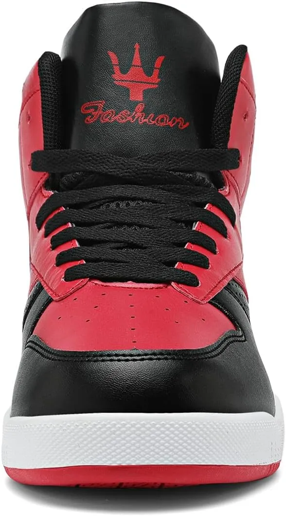 Men's Fashion High Top Sneakers Casual Walking Shoes