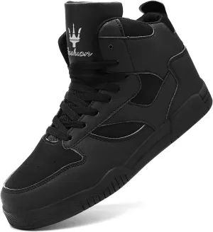 Men's Fashion High Top Sneakers Casual Walking Shoes