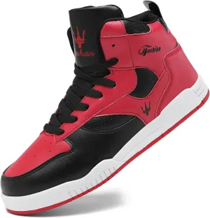 Men's Fashion High Top Sneakers Casual Walking Shoes