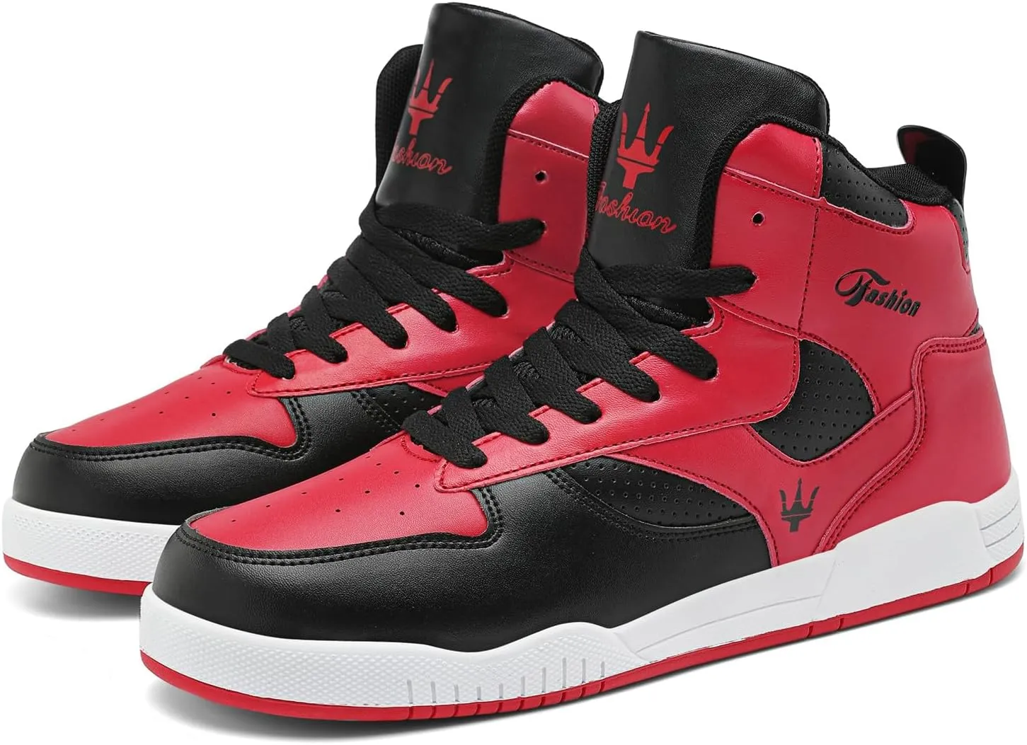 Men's Fashion High Top Sneakers Casual Walking Shoes