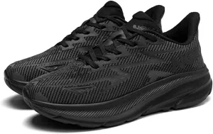 Men's Fashion Sneakers Breathable Mesh Running Shoes Cushioned Athletic Sneakers Non Slip Soft Sole Casual Athletic Walking Shoes