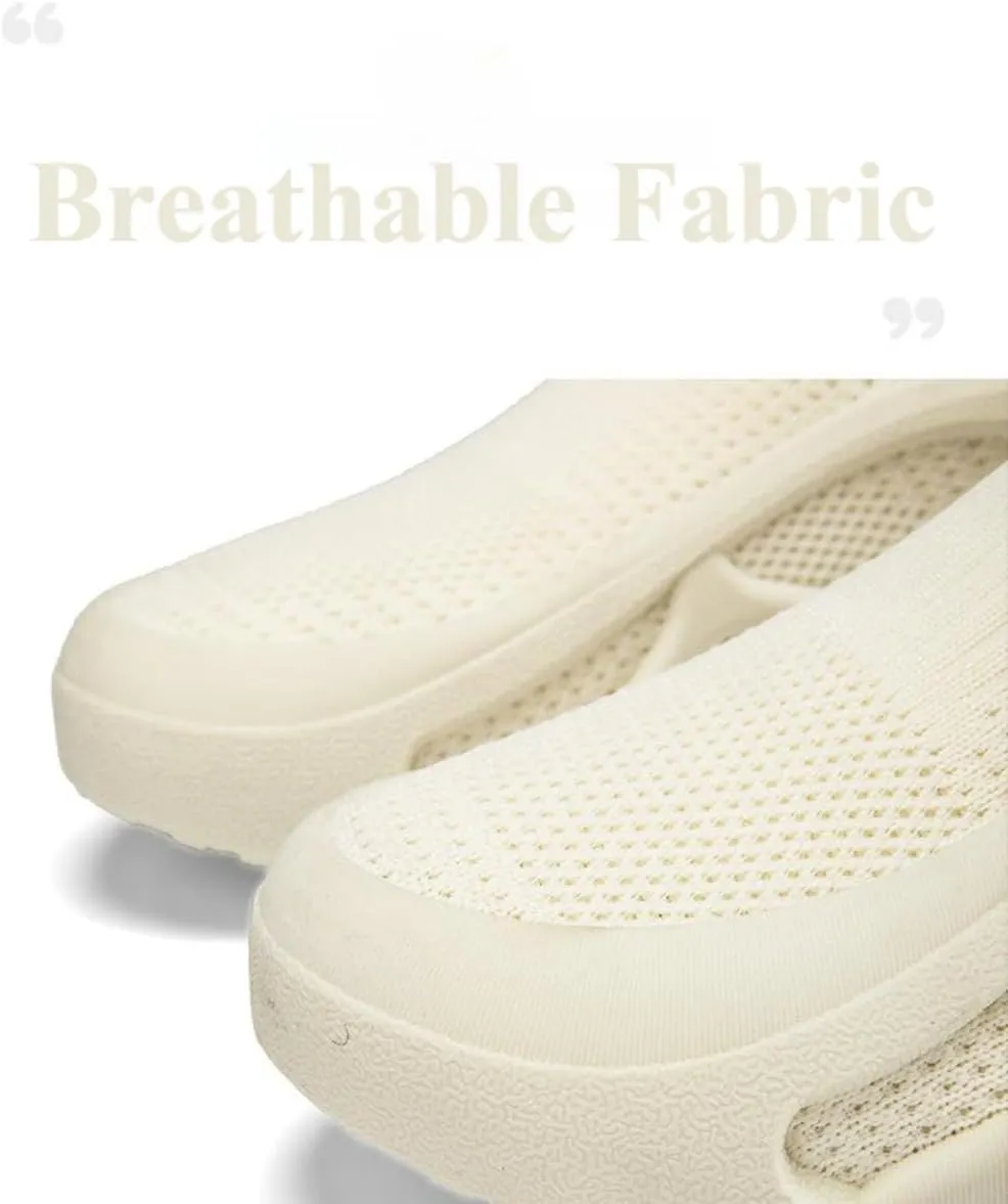 Men's Knit Sneakers Ultra-Lightweight Breathable Cushioned Memory Foam Insole Sport Shoes for Fiteness Gym Running