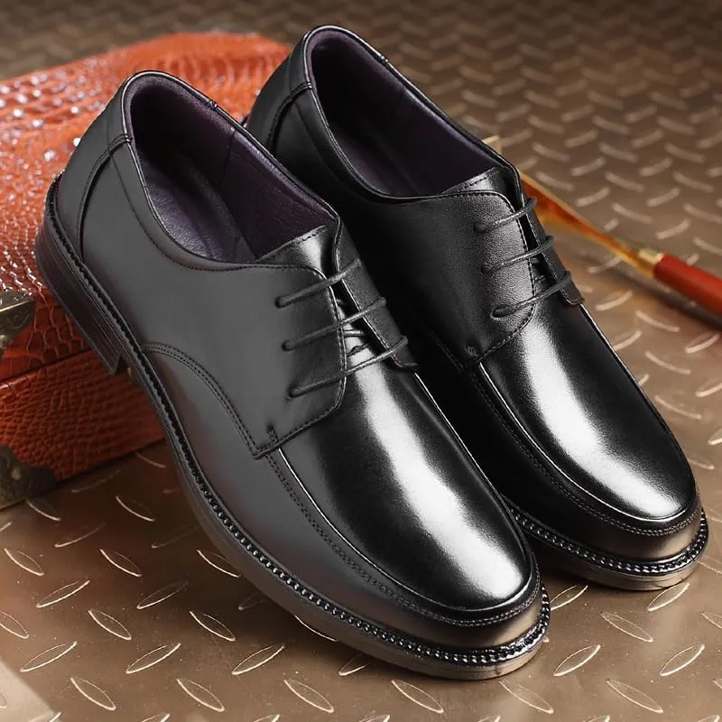 Mens Loafers Modern Comfortable Round Toe Lace Up Loafers Comfort Oxford Formal Classic Business Shoes