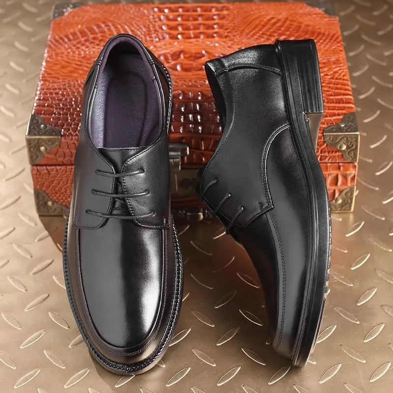 Mens Loafers Modern Comfortable Round Toe Lace Up Loafers Comfort Oxford Formal Classic Business Shoes