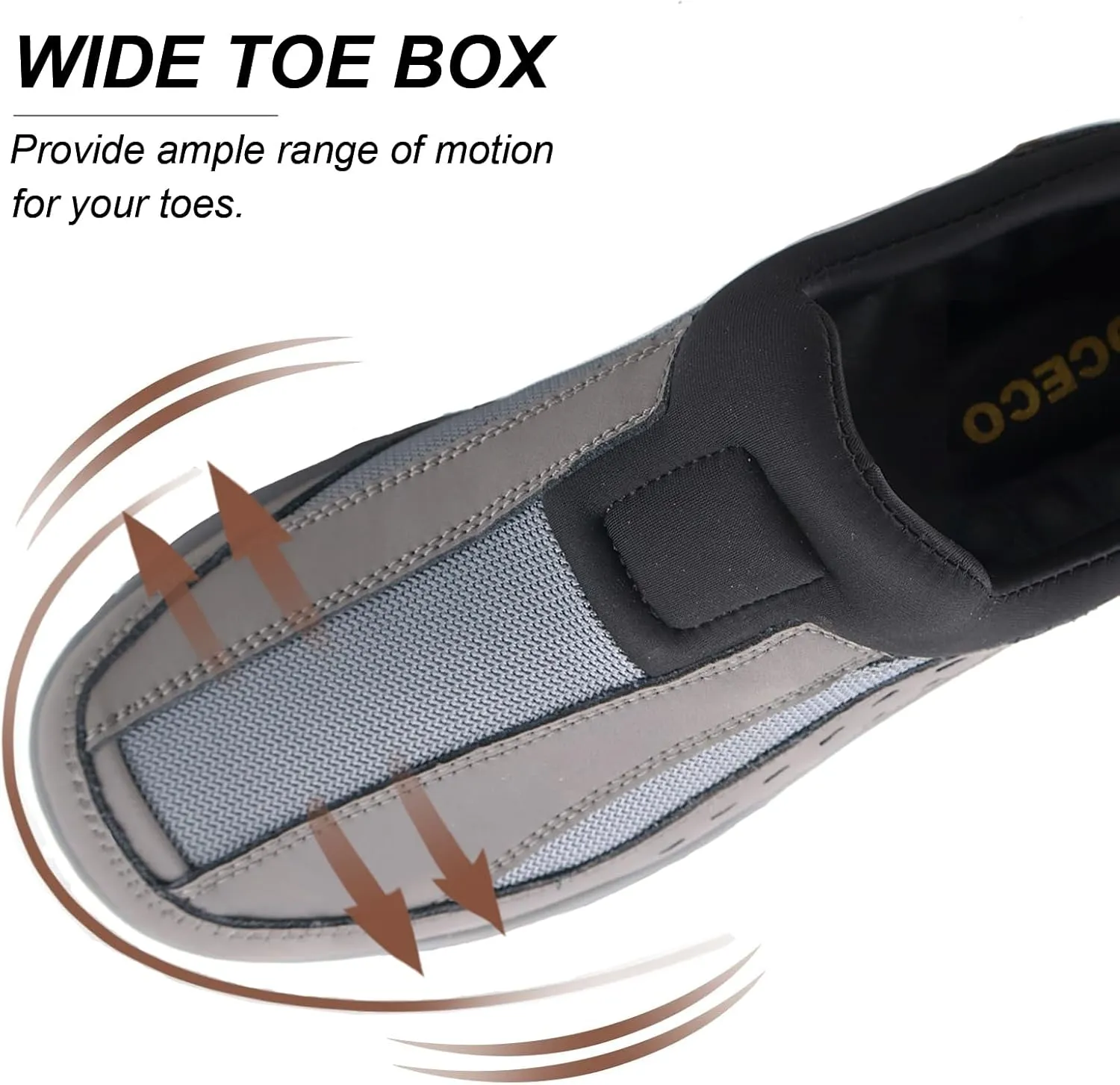 Mens Slip On Hands Free Loafers Causal Outdoor Walking Slip-Ins Breathable Step in Work Shoes