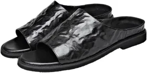 Men's Slip-On Loafers Genuine Leather Penny Style with Flexible Sole and Padded Collar for All-Day Comfort