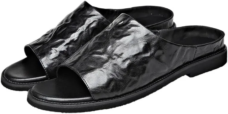 Men's Slip-On Loafers Genuine Leather Penny Style with Flexible Sole and Padded Collar for All-Day Comfort