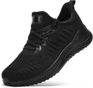 Mens Wide Sneakers - Slip On Memory Foam Walking Shoes Breathable Non Slip Tennis Running Shoe Ultra Lightweight Comfortable Workout Gym Jogging and Casual Sports