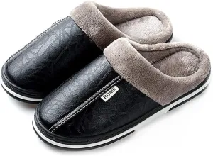 Men's Women's Slippers Foam Memory House Outdoor Indoor Shoes Slip-on Anti-Skid Comfort Fleece Lining Cotton