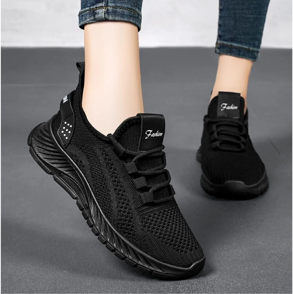Mesh Athletic Sneakers for Women Non Slip Lightweight Breathable Running Walking Shoes Workout Casual Sport Shoes