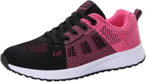 Mesh Lace-Up Student Women Running Shoe Solid Casual Shoe Shoe Women's Winter Shoes for Work Women