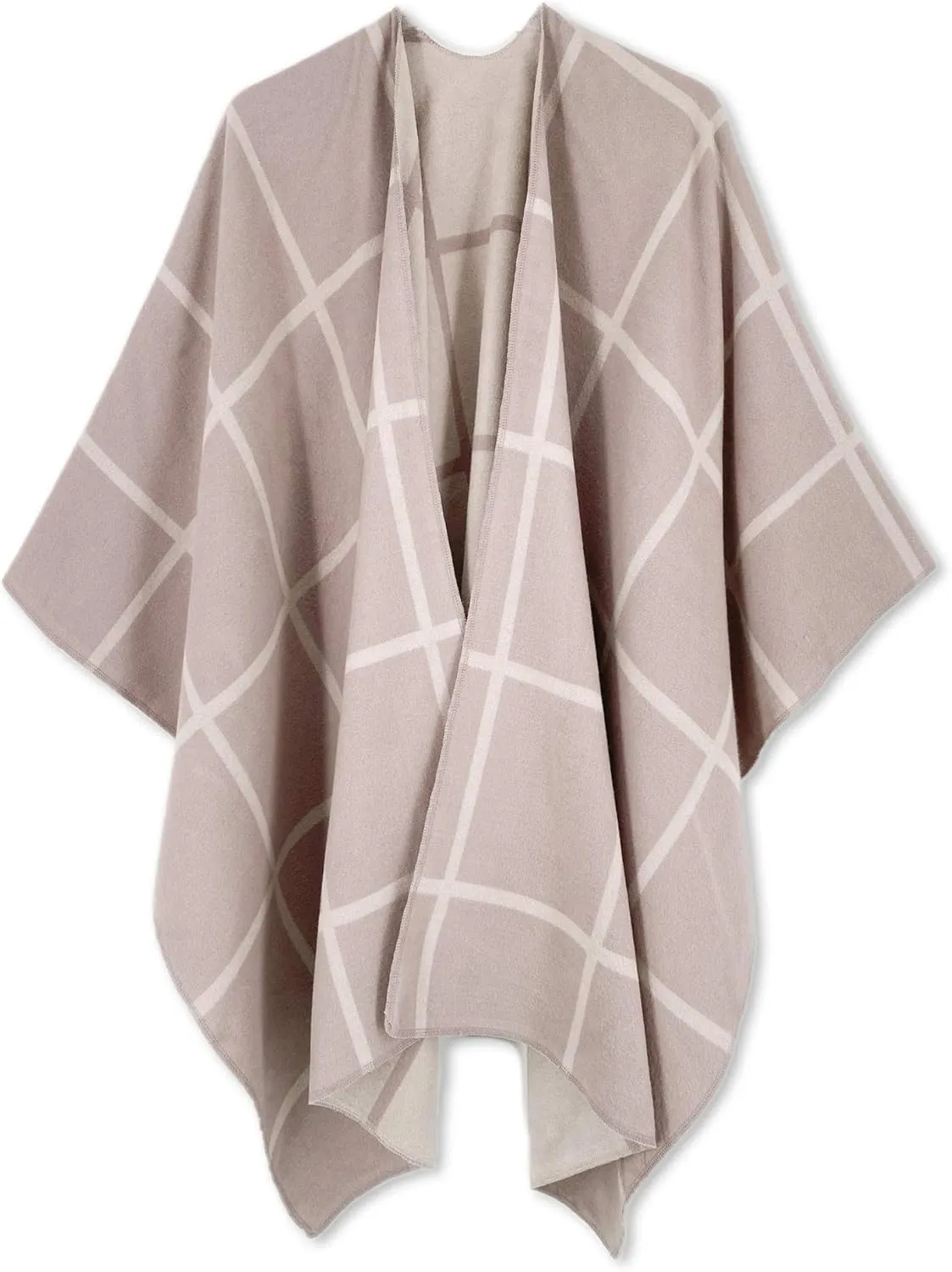 Moss Rose Women's Shawl Wrap Poncho Ruana Cape Open Front Cardigan Shawls for Fall Winter