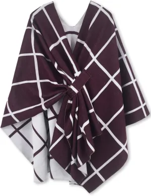 Moss Rose Women's Shawl Wrap Poncho Ruana Cape Open Front Cardigan Shawls for Fall Winter