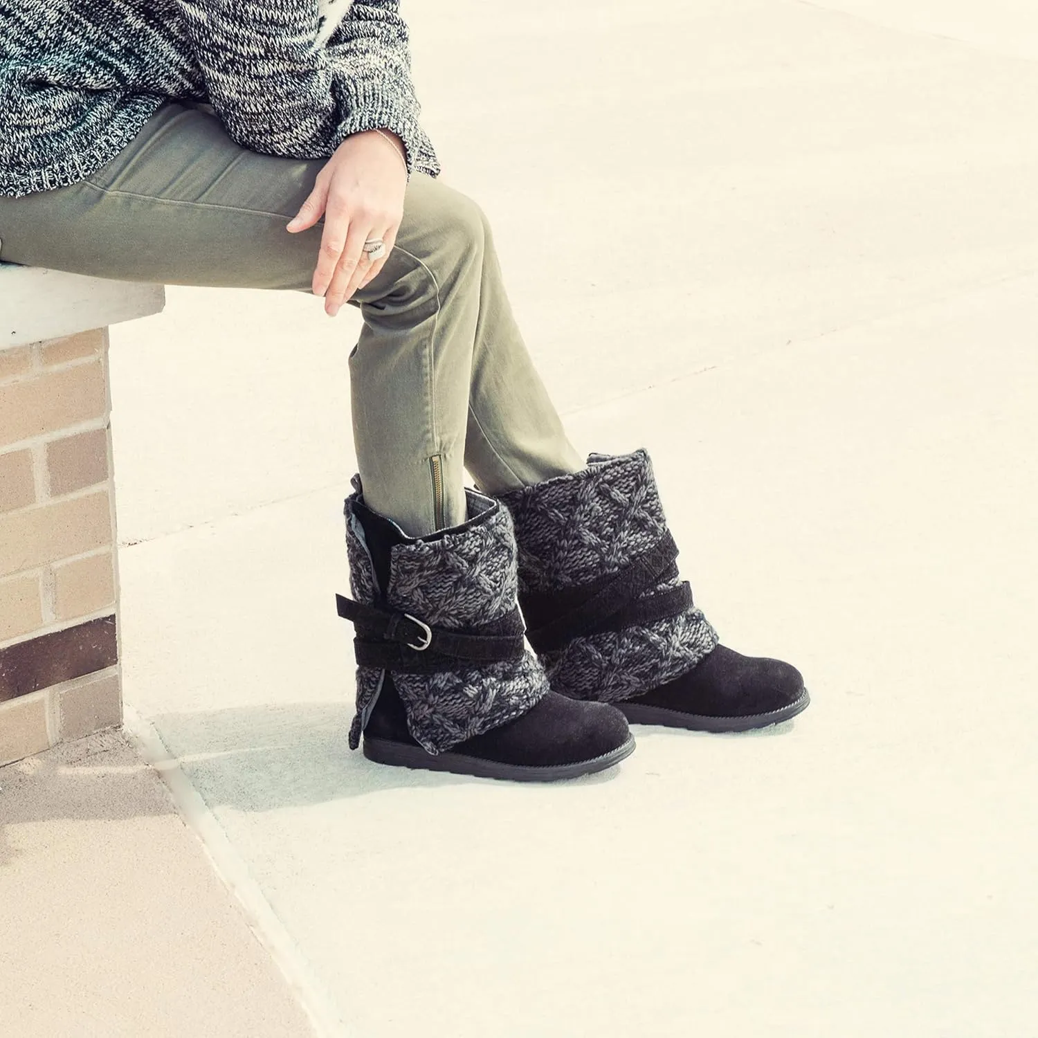 MUK LUKS Women's Nikki Boots Mid Calf