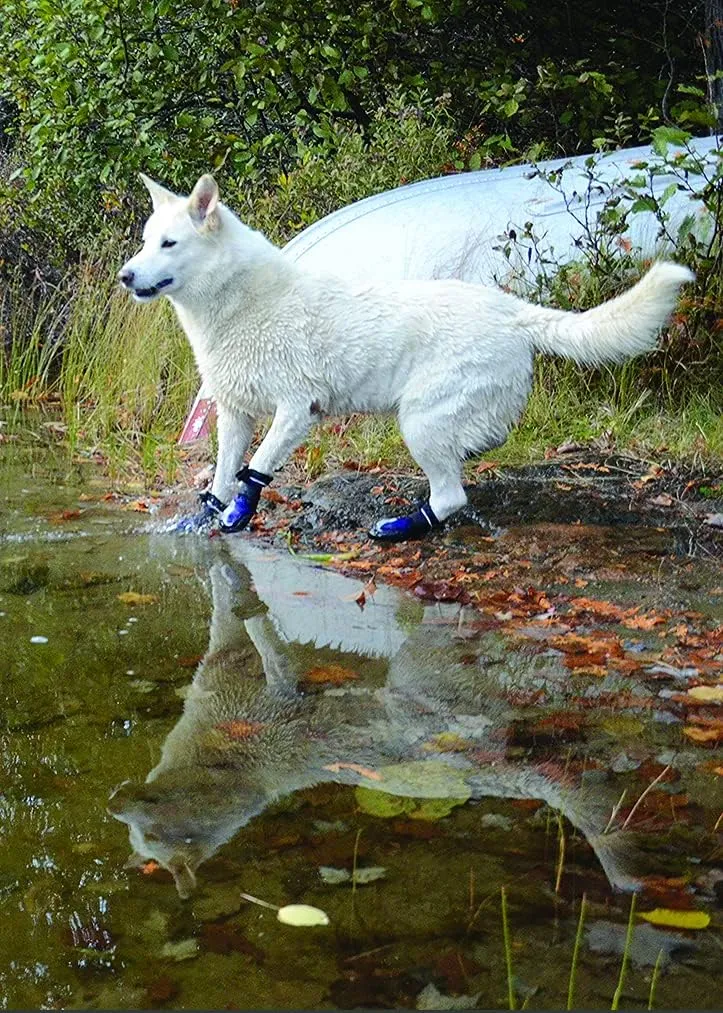 Muttluks, Mud Monsters All Terrain Rugged Summer Dog Boots with Rubber Soles for Hiking Running and Swimming - 2 Boots