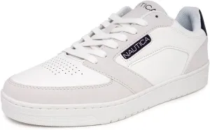 Nautica Men's Casual Lace-Up Sneakers - Classic Low-Top Tennis Fashion Sneakers