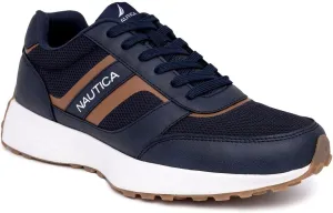 Nautica Men's Lace-Up Sneakers – Casual, Stylish, and Comfortable for Walking