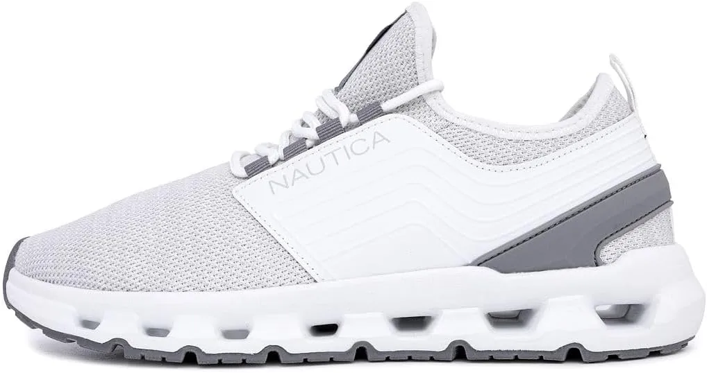 Nautica Mens Running Sneakers Sport Fashion Lace-Up Athletic Soft Shoes for Gym Tennis Men – Cushioned, Breathable, Lightweight & Comfortable