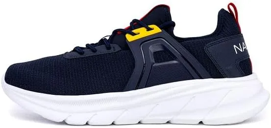 Nautica Mens Running Sneakers Sport Fashion Lace-Up Athletic Soft Shoes for Gym Tennis Men – Cushioned, Breathable, Lightweight & Comfortable