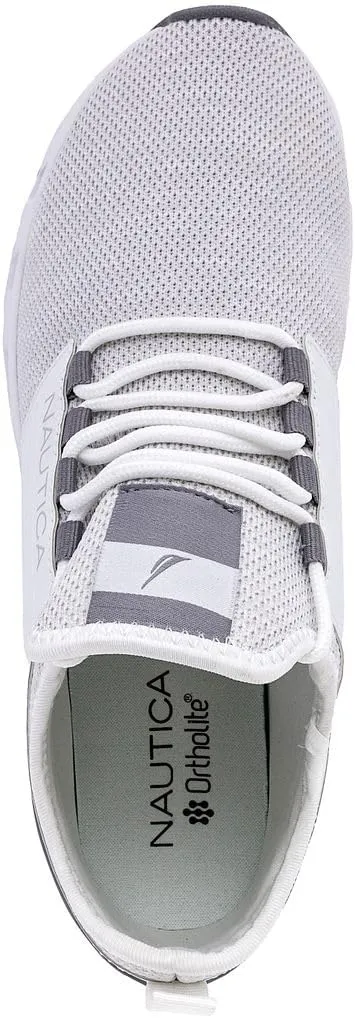 Nautica Mens Running Sneakers Sport Fashion Lace-Up Athletic Soft Shoes for Gym Tennis Men – Cushioned, Breathable, Lightweight & Comfortable