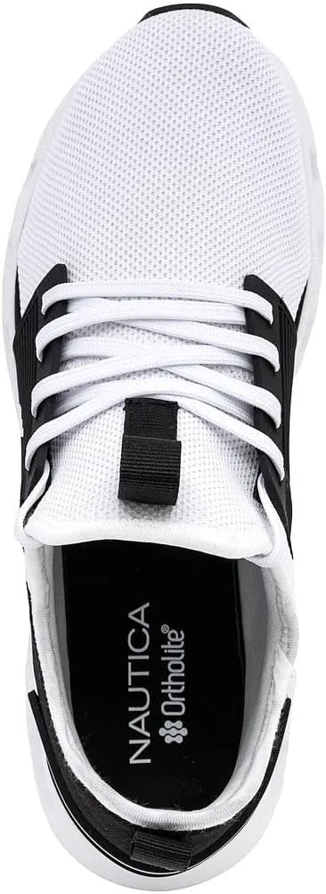 Nautica Mens Running Sneakers Sport Fashion Lace-Up Athletic Soft Shoes for Gym Tennis Men – Cushioned, Breathable, Lightweight & Comfortable