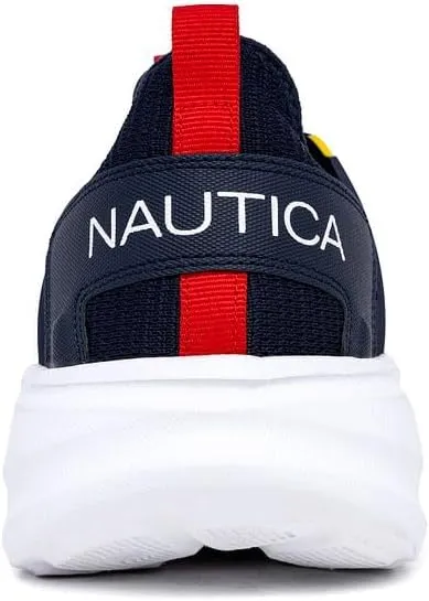 Nautica Mens Running Sneakers Sport Fashion Lace-Up Athletic Soft Shoes for Gym Tennis Men – Cushioned, Breathable, Lightweight & Comfortable