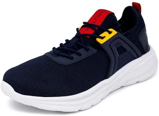 Nautica Mens Running Sneakers Sport Fashion Lace-Up Athletic Soft Shoes for Gym Tennis Men – Cushioned, Breathable, Lightweight & Comfortable