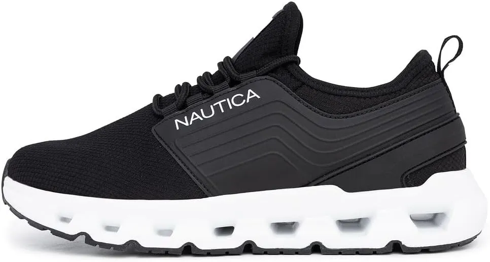 Nautica Mens Running Sneakers Sport Fashion Lace-Up Athletic Soft Shoes for Gym Tennis Men – Cushioned, Breathable, Lightweight & Comfortable
