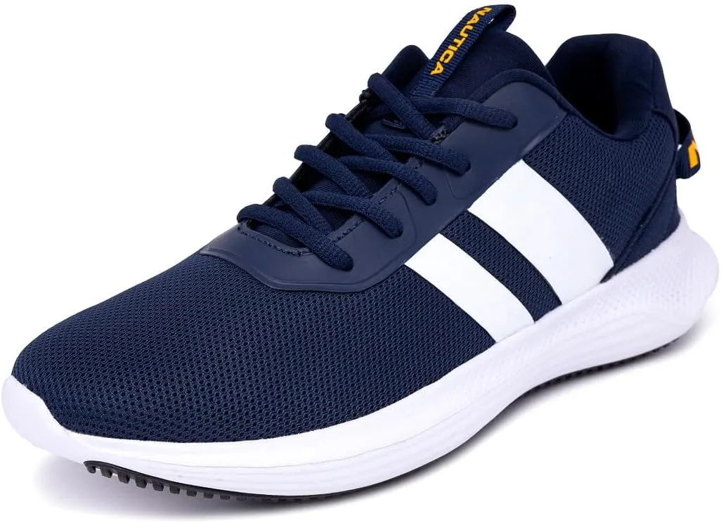 Nautica Men's Sneakers - Stylish and Comfortable Casual Shoes for Fashionable Walking and Running | Lace-Up Athletic Footwear-Manalapin