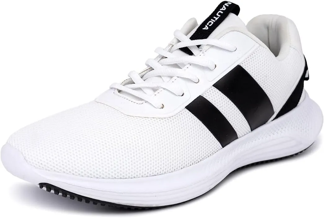Nautica Men's Sneakers - Stylish and Comfortable Casual Shoes for Fashionable Walking and Running | Lace-Up Athletic Footwear-Manalapin