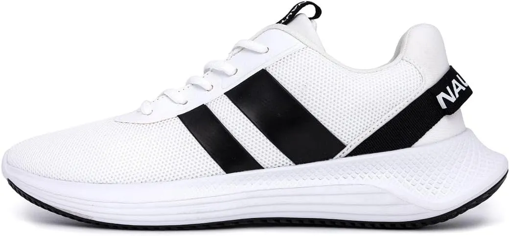 Nautica Men's Sneakers - Stylish and Comfortable Casual Shoes for Fashionable Walking and Running | Lace-Up Athletic Footwear-Manalapin