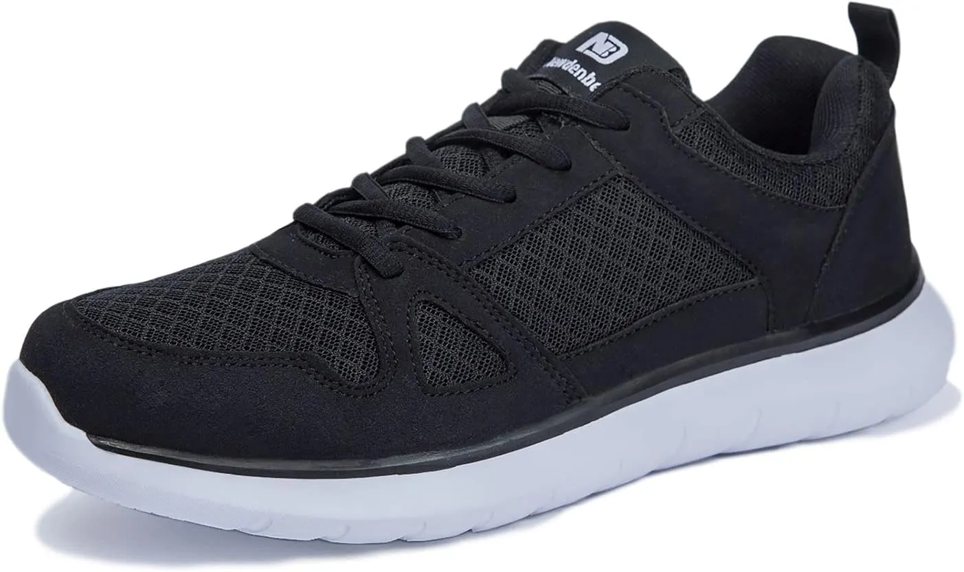 NewDenBer Men's Lightweight Sneakers Comfortable Athletic Walking Running Tennis Shoes