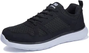 NewDenBer Men's Lightweight Sneakers Comfortable Athletic Walking Running Tennis Shoes