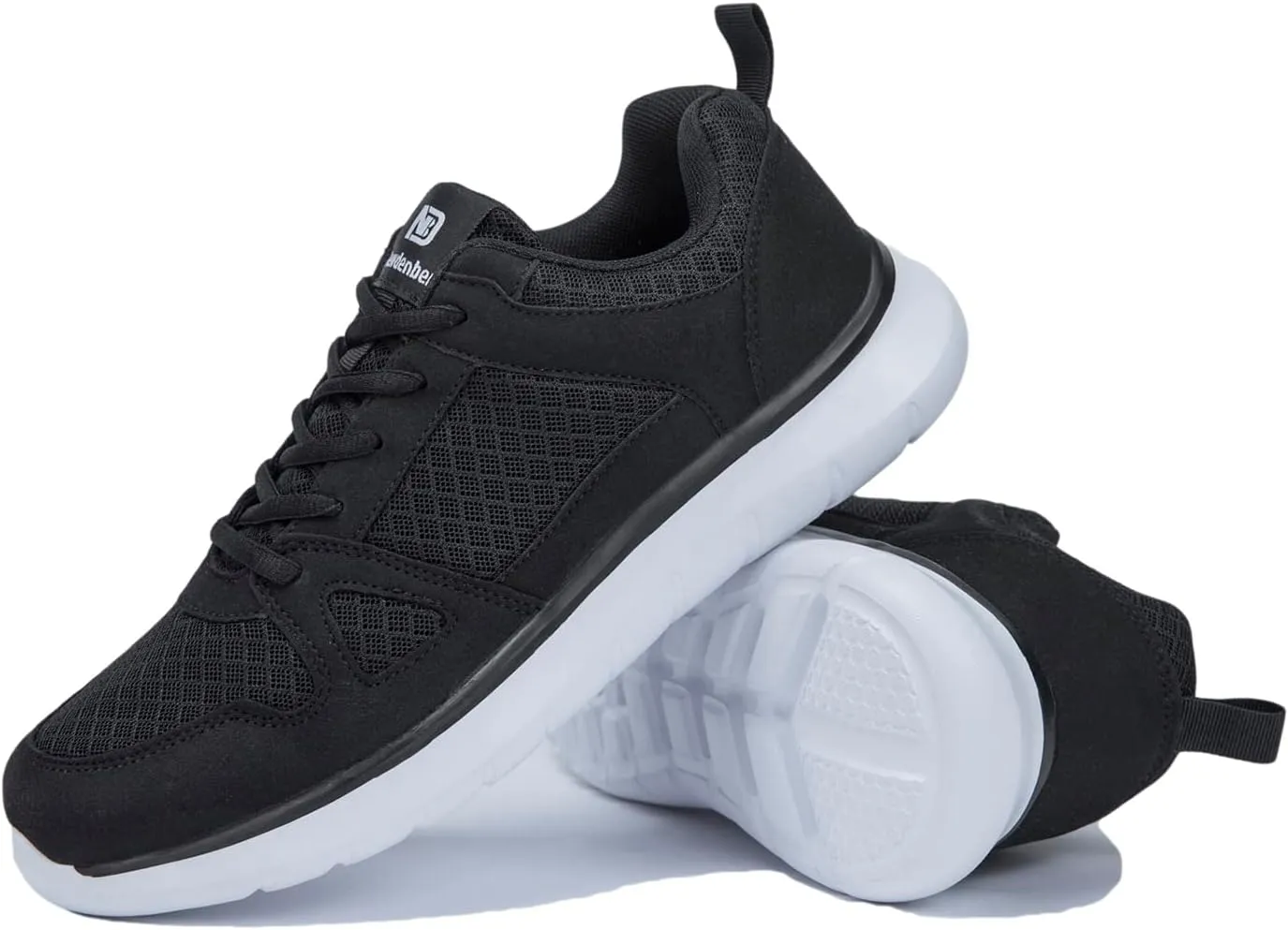 NewDenBer Men's Lightweight Sneakers Comfortable Athletic Walking Running Tennis Shoes