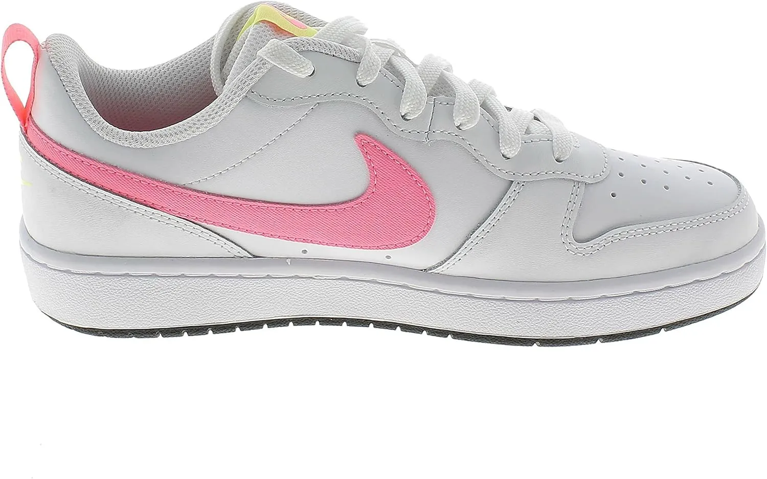 Nike Court Borough Low 2 (GS) Sneakers, Gray/Pink, Youth