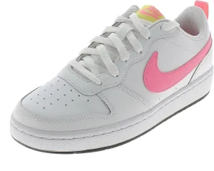 Nike Court Borough Low 2 (GS) Sneakers, Gray/Pink, Youth