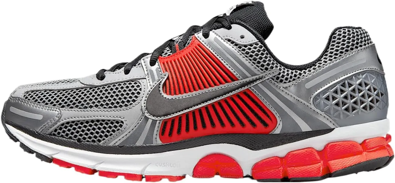 Nike Zoom Vomero 5 Men's Shoes (FJ4151-005, Metallic Silver/Flat Silver/Light Crimson/Black)