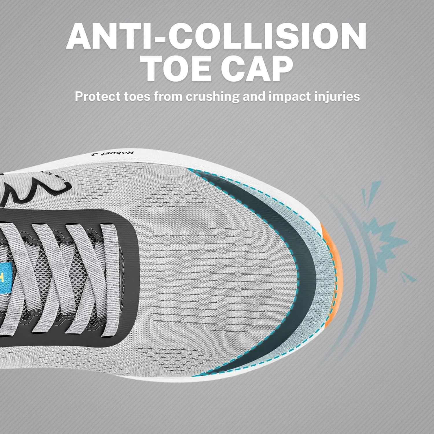 Orthopedic Shoes for Men with Arch Support, Plantar Fasciitis Shoes for Breathable Mesh, Non-Slip Walking Shoes for Heel Pain Relief