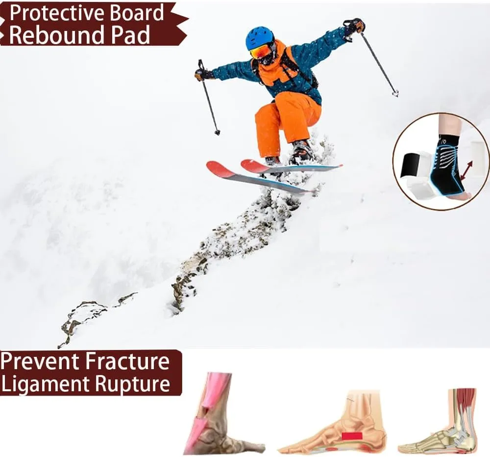 Padded Skate Socks Ankle Protector Ice Skating Boots Socks Skate Ankle Guards Ankle Sleeve Pad