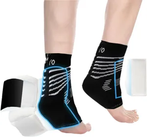 Padded Skate Socks Ankle Protector Ice Skating Boots Socks Skate Ankle Guards Ankle Sleeve Pad
