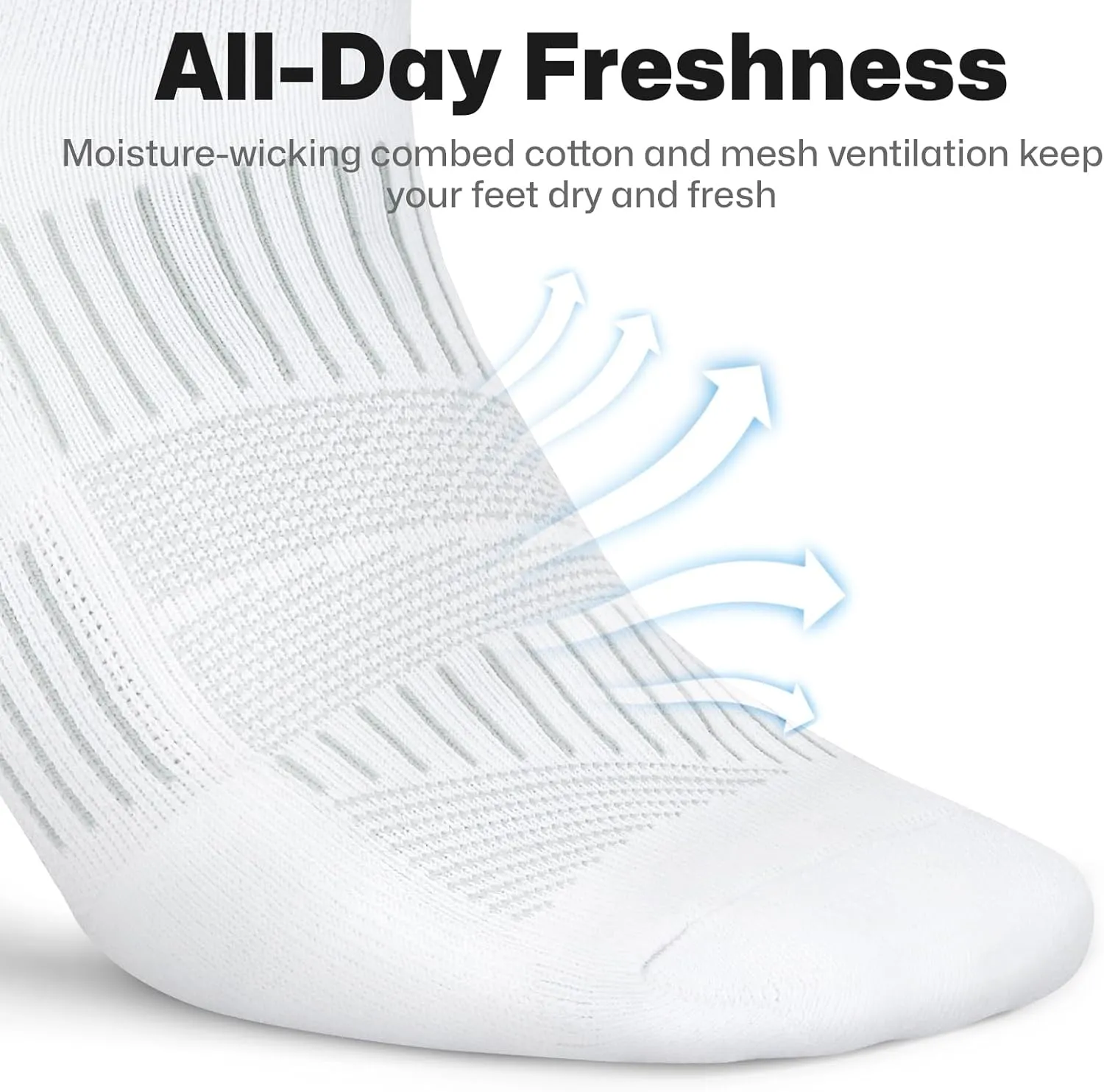 PAPLUS Ankle Running Socks 5 Pairs, Athletic Cushioned Anti-Blister Low Cut No Show Sports Socks for Men Women