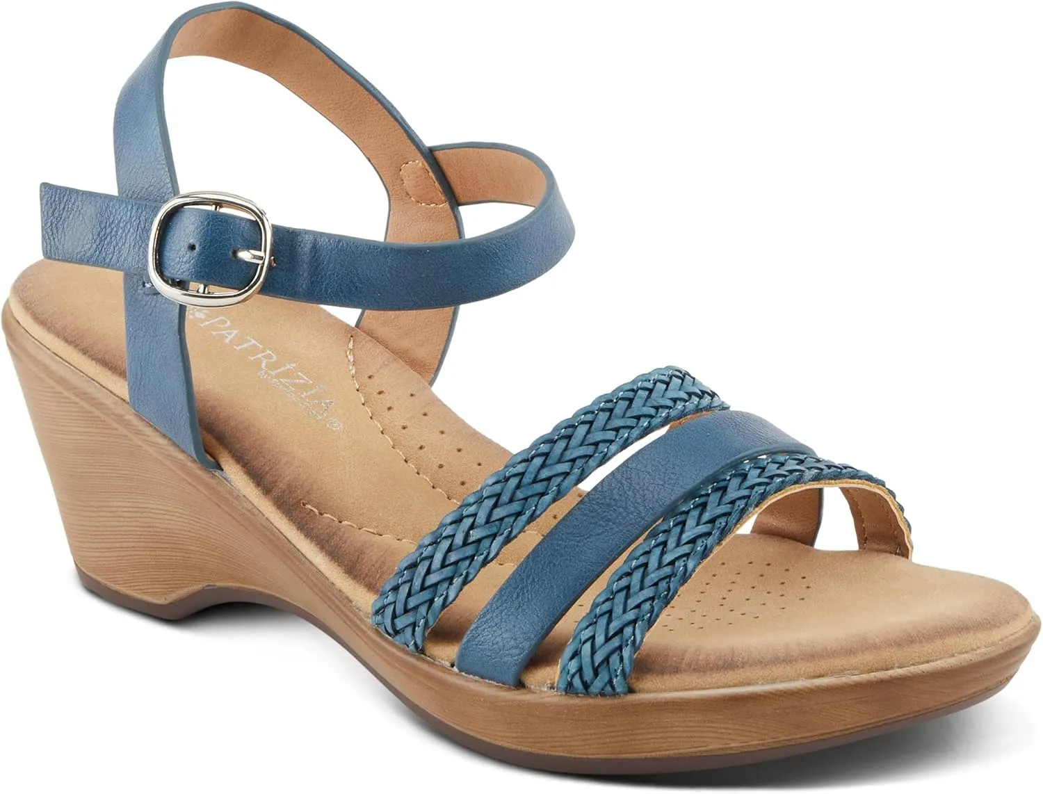 PATRIZIA Women's ZINOVIA Braided Strap Wedge Sandals