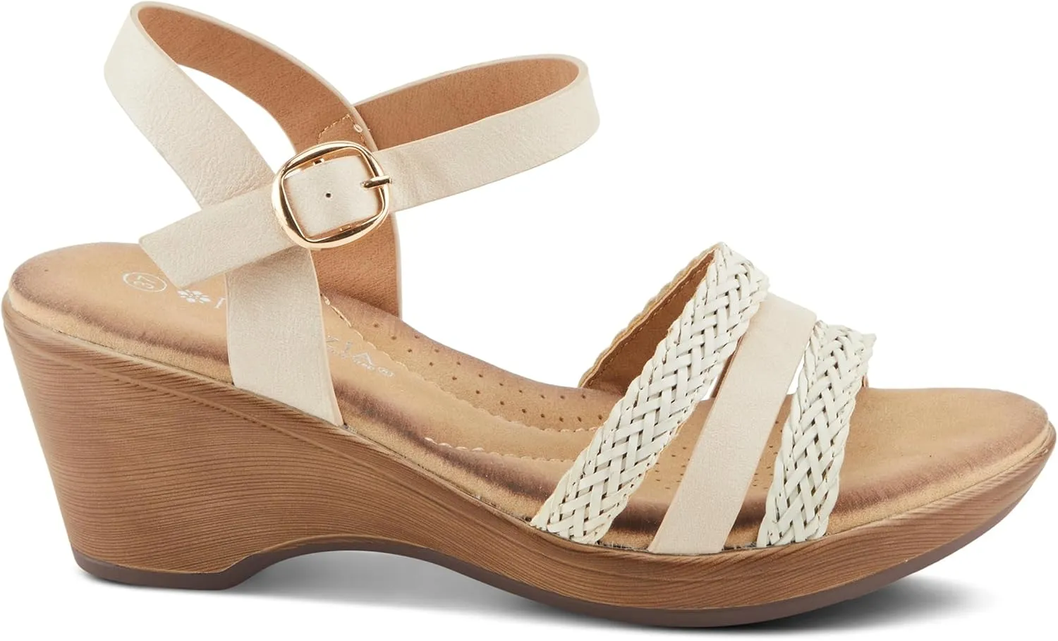 PATRIZIA Women's ZINOVIA Braided Strap Wedge Sandals
