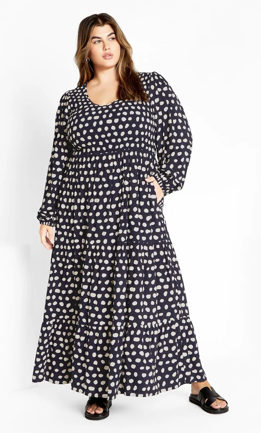 Plus Size Maxi Jayden PRT in GEO Print